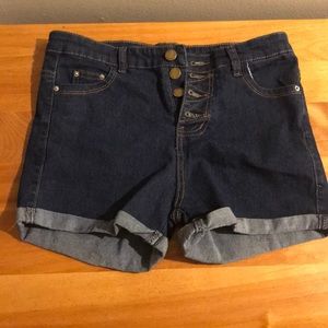 romwe jean shorts